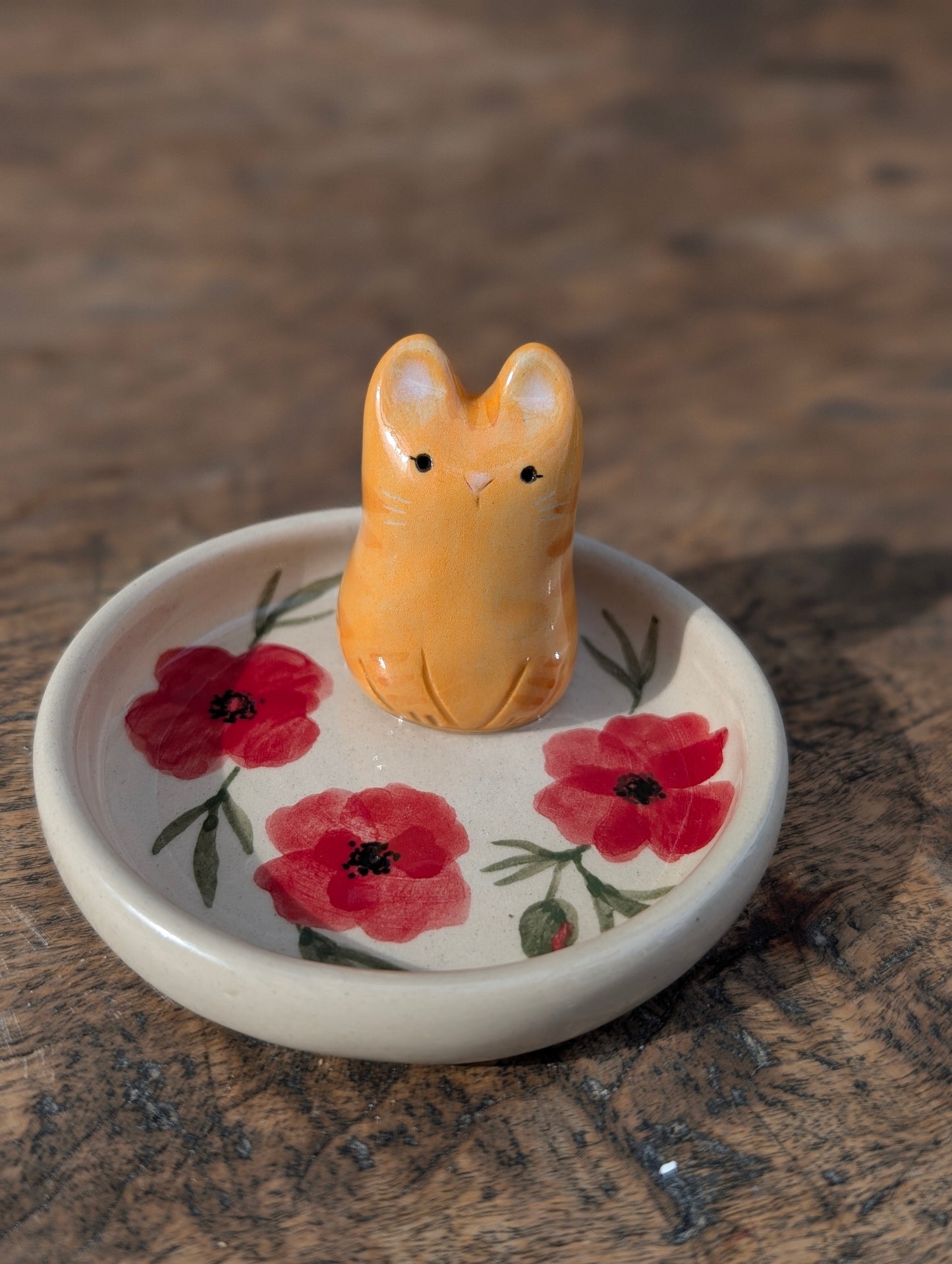 Katte smykkeskål Nr. 4