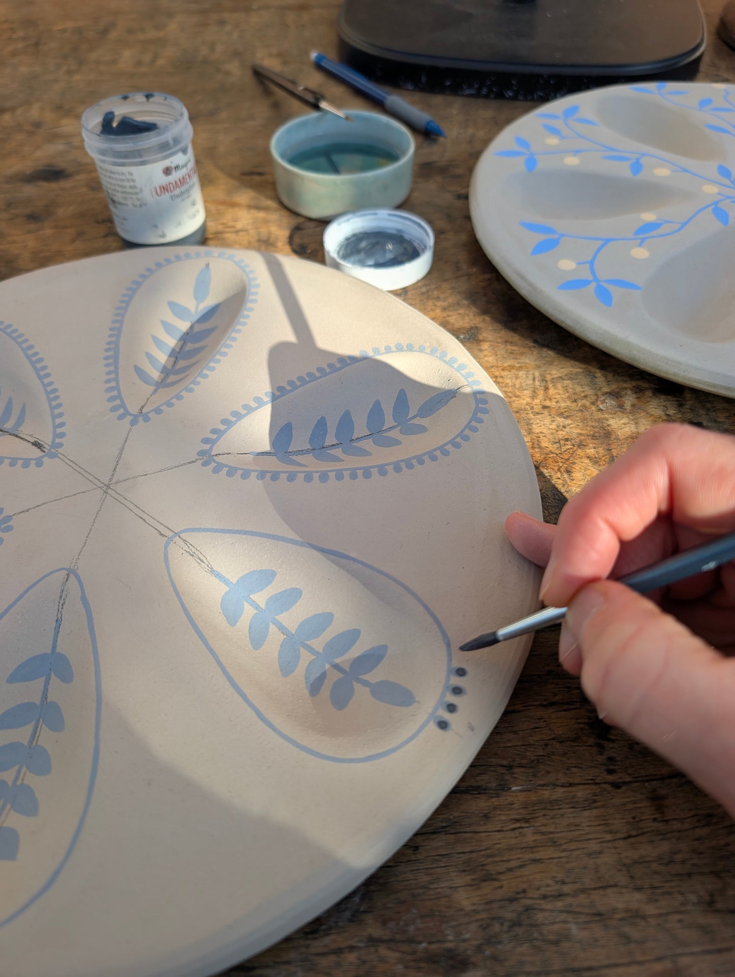 Østersfad Lille, Hånddekoreret No. 1