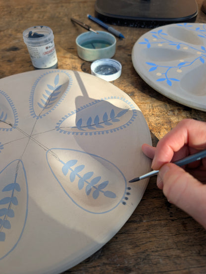 Østersfad Lille, Hånddekoreret No. 1