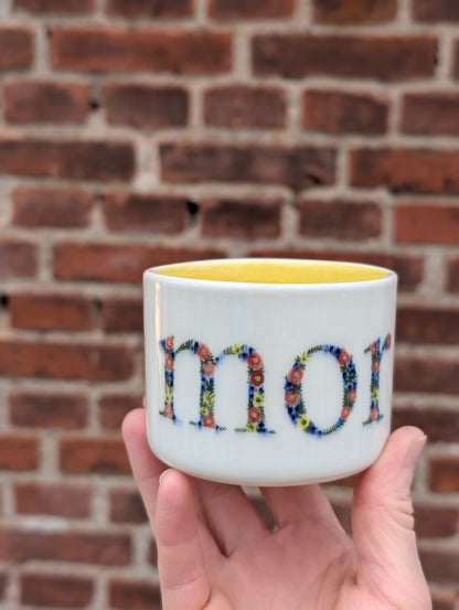 Færdig Mor kop, Gul