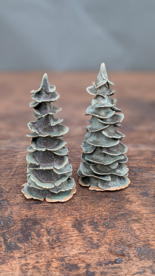 Juletræ, Støvet grøn