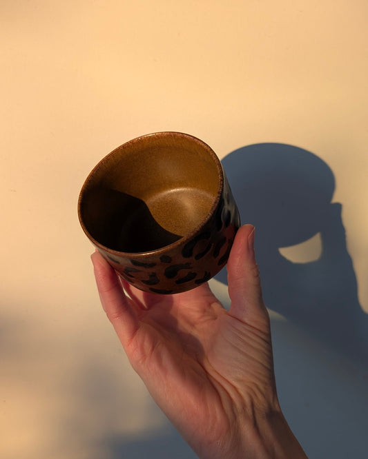 Kop, Leopard Brun Lille 200mL