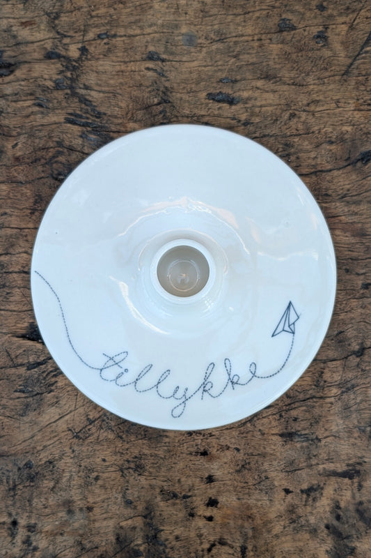 Lysestage, "Tillykke" Nr. 1