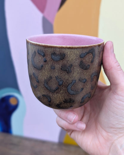 Kop, Leopard Lyserød Mellem