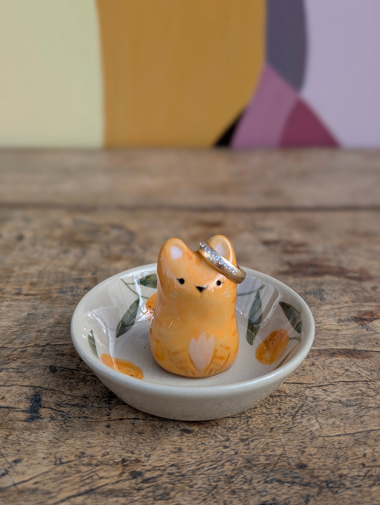 Katte smykkeskål Nr. 3