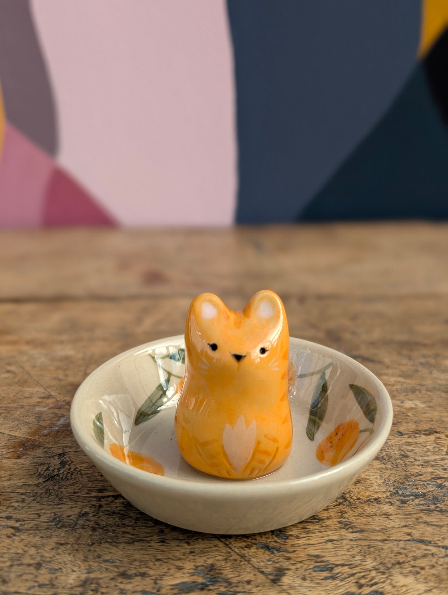 Katte smykkeskål Nr. 3