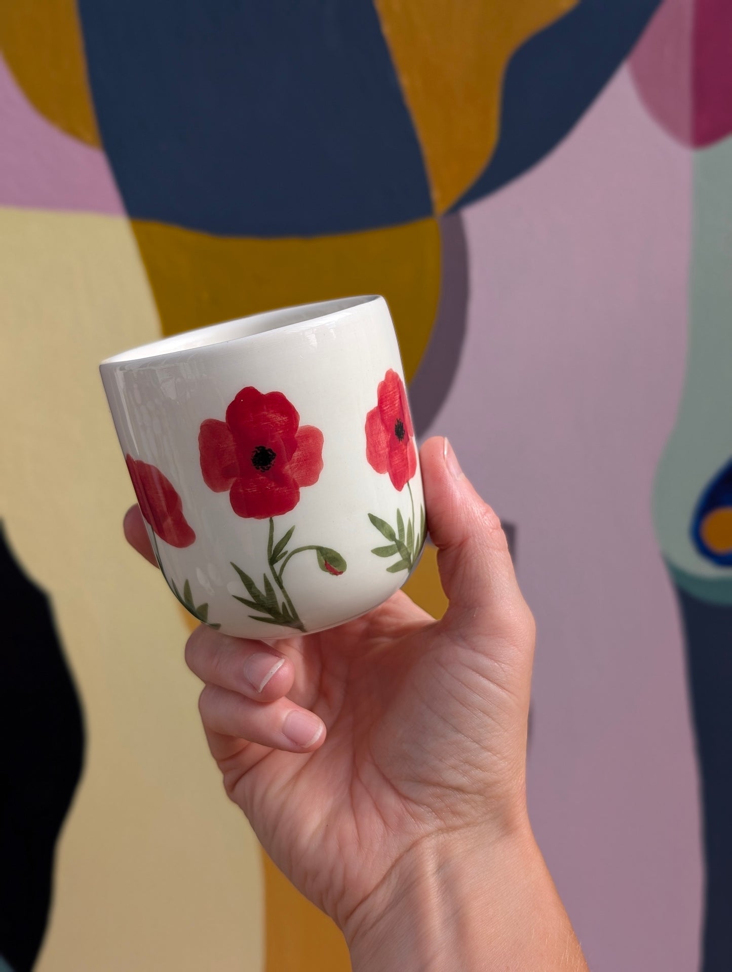 Kop, Valmuer porcelæn, mellem