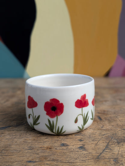 Kop, Valmuer porcelæn, mellem