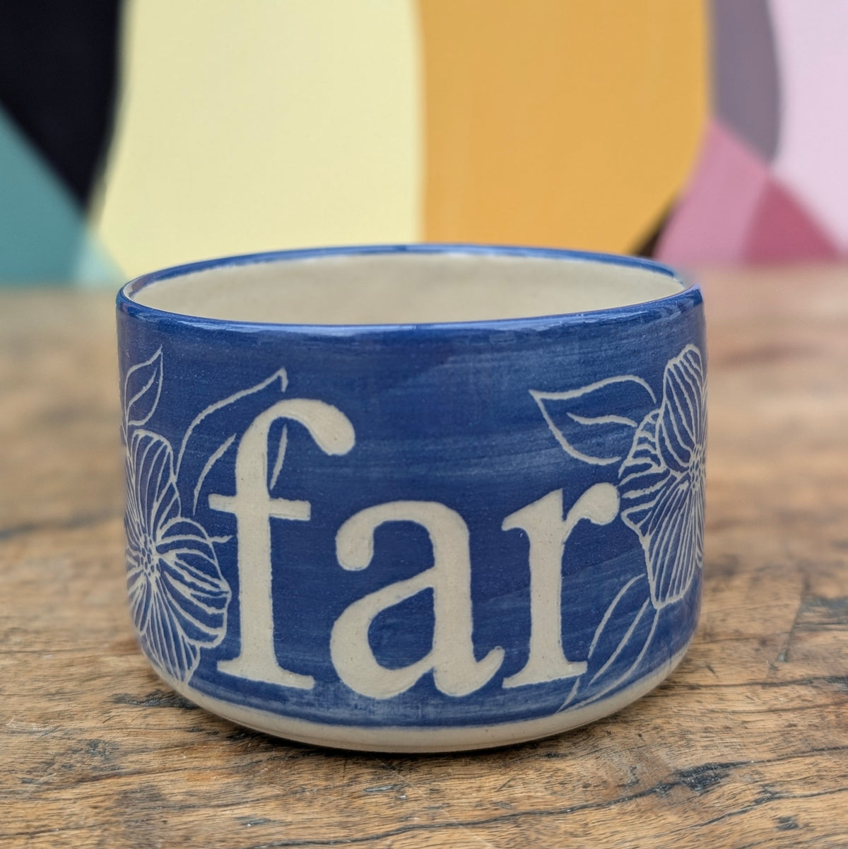 Sgraffito, Far Blomster, No. 1